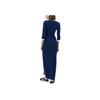 Adidas Originals Adicolor Classics 3-Stripes Maxi Dress With V-Neck And Half Sleeves Women Dress Navy IP2987