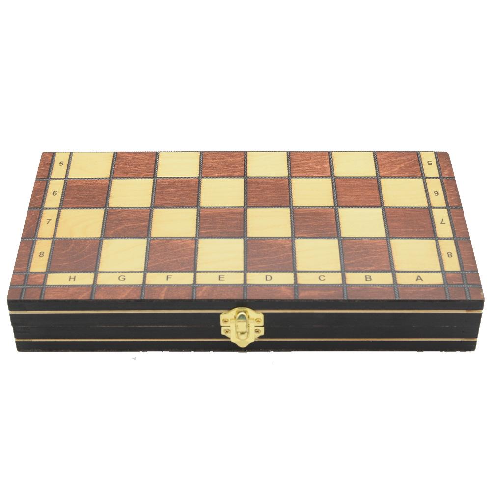 Large Professional Magnetic Wooden Chess Table Game with Two Queens