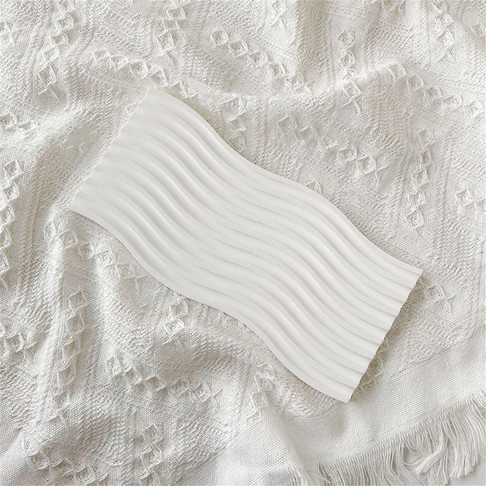 

Духи Еда Фотосессия Фотореквизит Фотофон Гипсовая Волна Волнистые Текстуры Поднос 25X11CM