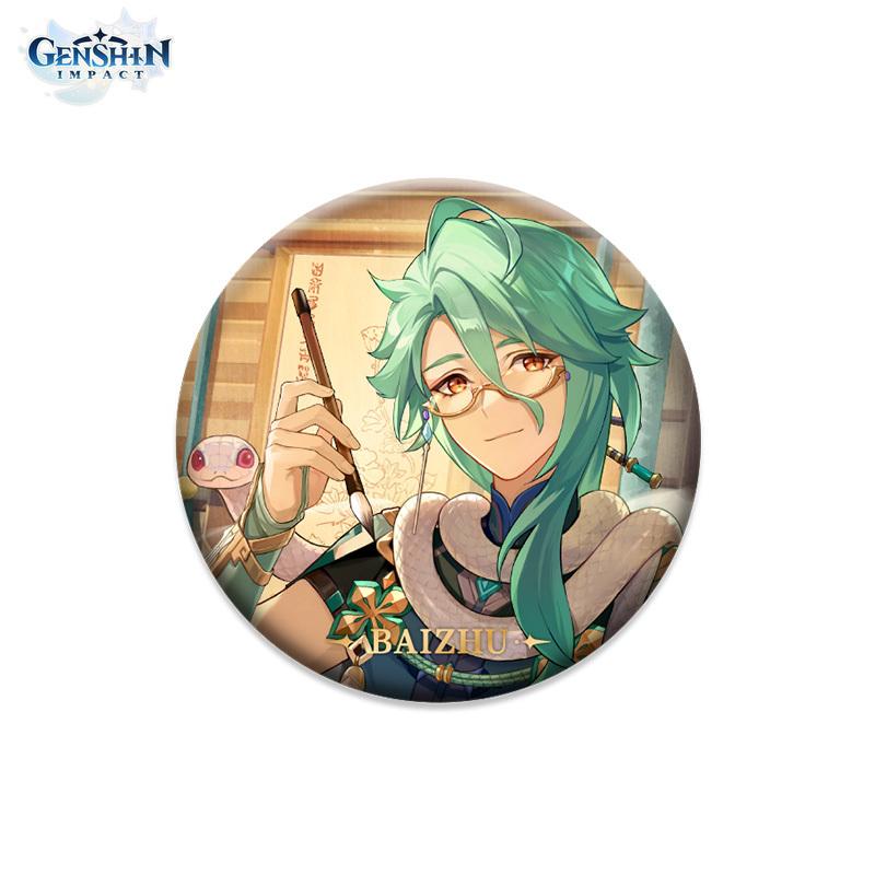 Authorized By MiHoYo 58mm Genshin Impact Theme Serie Character Badges