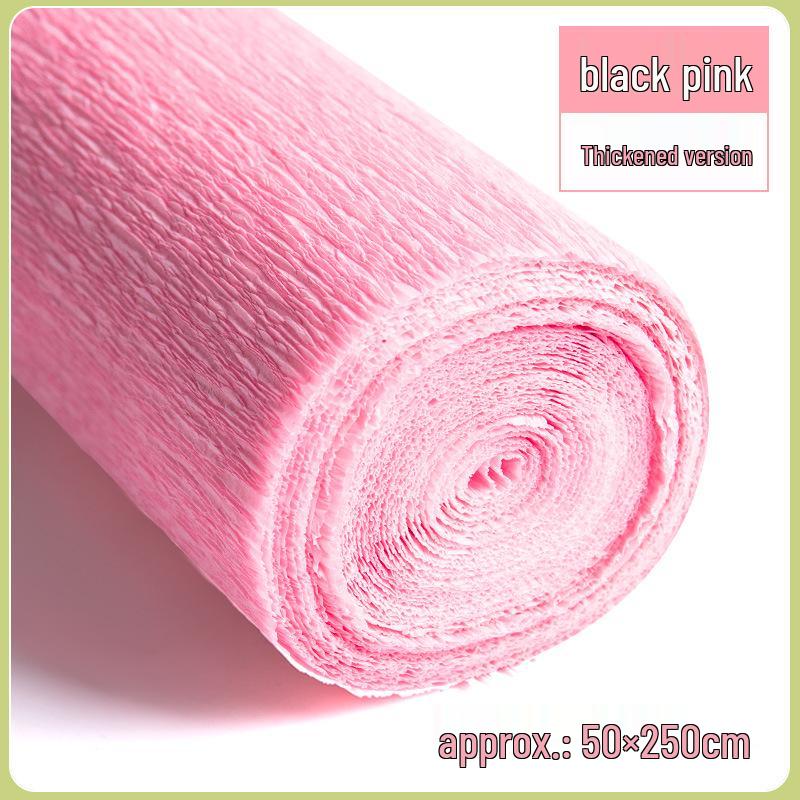 Verdicktes Krepppapier für DIY-Handwerk mit handgefertigten Blumen