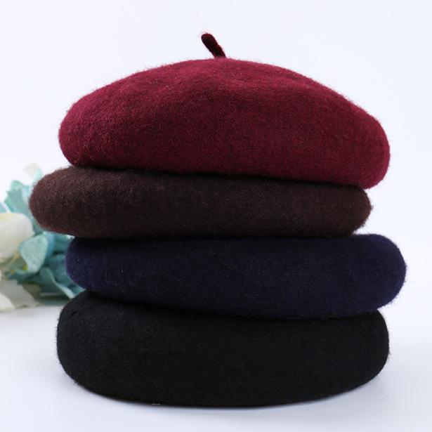 Spring and Autumn Winter New Beret Korean Edition Mushroom Women's Hat Breathable Pumpkin Hat Painter's Hat