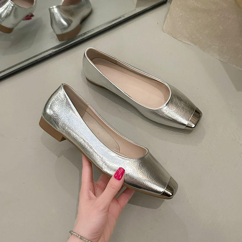Fashion Flats Women Shallow Shoes Fashion Suede Elegant Shoes 2025 New Autumn Casual Sneaker Designer Classical Cozy Sandalias De Mujer