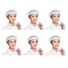Confezione da 6 Cappelli da Chef Traspiranti Lavabili Asciugatura Rapida Cappello da Cuoco per Cucina per Panifici e Spazi di Cottura Commerciali