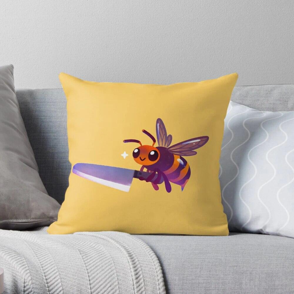 Yellow Bedroom Living Room Abstract Pattern Home Decoration  Sofa Car Cushion Cover