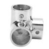 1in 4‑Way Handrail Fitting Tee Joint Connector 316 Stainless Steel Accessories for Yachts Fishing Boats