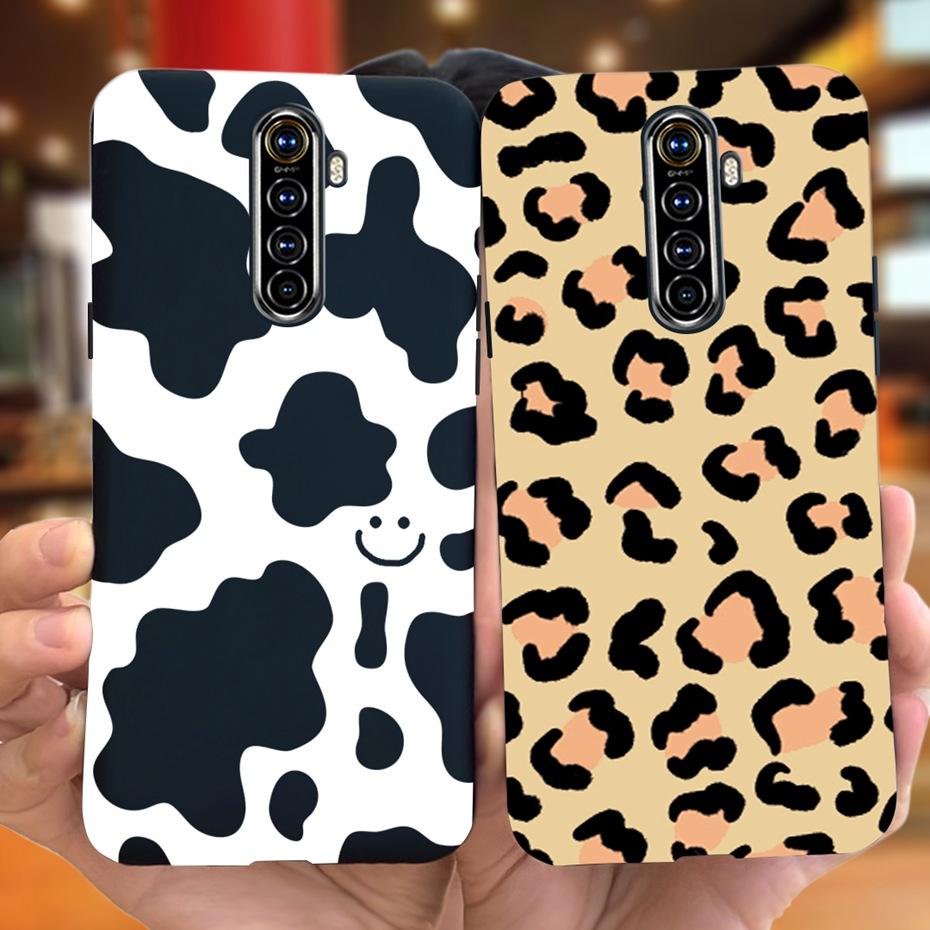 For Realme X2 Pro Phone Case Realme XT X2 Lovely Printing Candy Color Silicone Back Cover For RealmeX2 X 2 Pro XT Soft TPU Coque