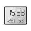 Digital Alarm Clock LCD Screen Temperature Humidity Time Display Electronic Clock for Home Bedroom  