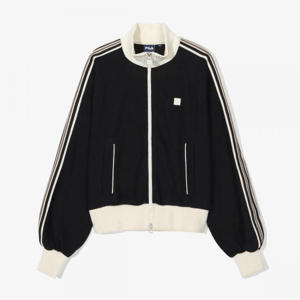Fila Трикотажная спортивная кофта на молнии BLACK/W90(WM)