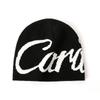 Letter Jacquard Fashion Versatile Knitted Hat Women's Street Cold Hat Autumn and Winter Men's Warm Baotou Cold Hat