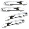 Chrome Silver Car Front Rear Exterior Door Handle Cover Trim Set Fit for Chevrolet Traverse Impala Equinox GMC Terrain 2018-