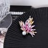 1PC Brooch Pin Luxury Crystal For Women Sparkling Zircon Elegant Butterfly Brooches Rhinestone Jewelry Gift