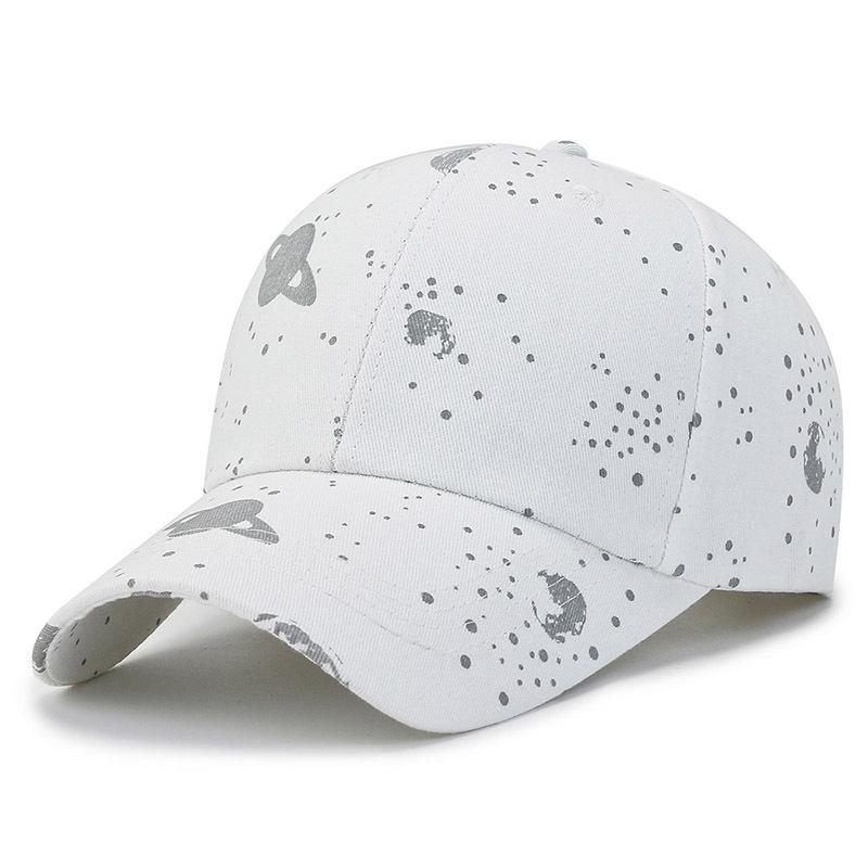 

Fashion Women Men Print Baseball Caps Male Lady Outdoor Spring Summer Snapback Hat Graffiti Hip Hop Fitted Cap Hat For Women Men One Size білий