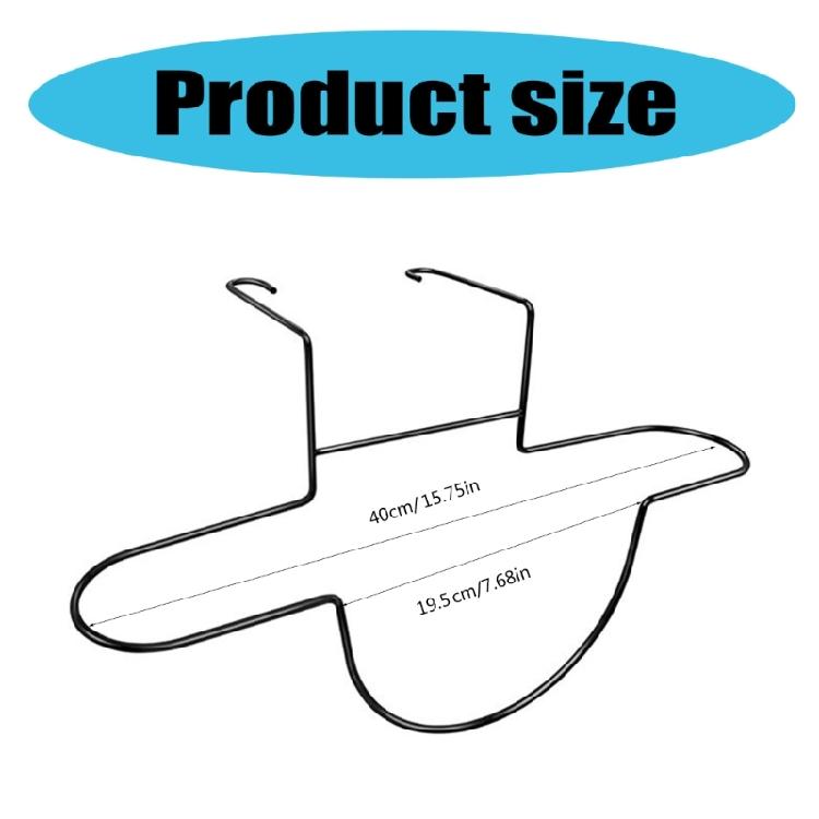 Fashion Convenient Car Hat Clip Stand Support for Cowboy Hat Maintains Perfect Hat Shape, Space Saving, Adjustable Size