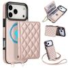 For iPhone 18 Pro Max 17 Air 17E 16E 16 Plus 15 14 13 12 11 Magnetic Leather Wallet Card Phone Case Crossbody Lanyard Flip Cover