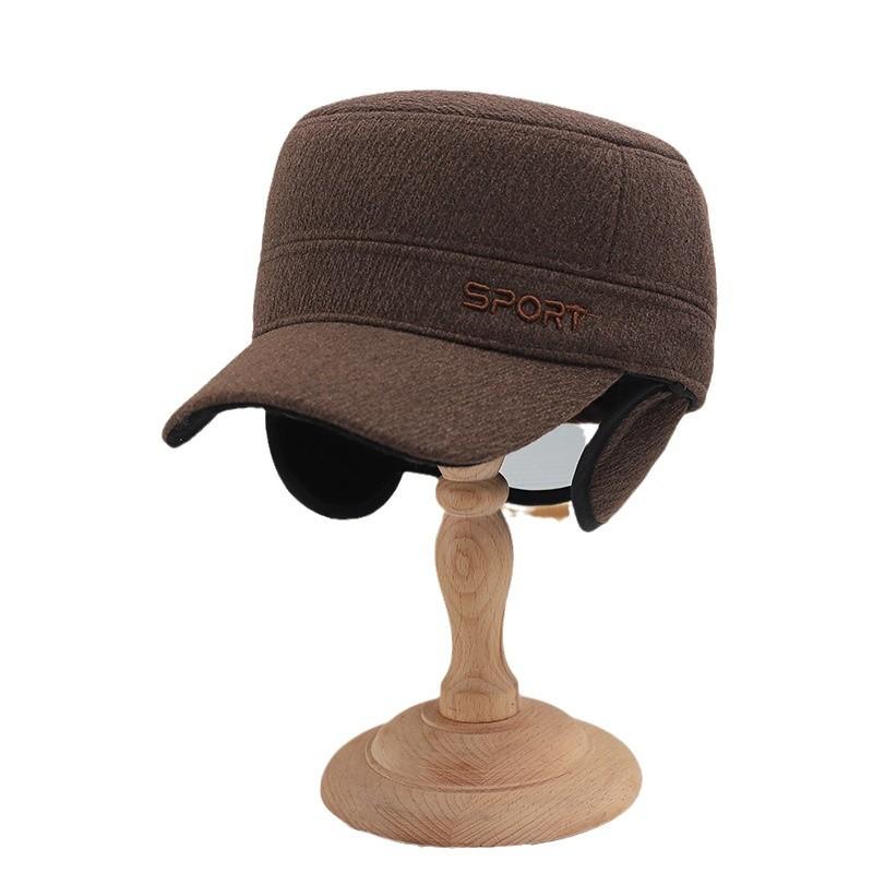 Korean Style Fashion Trend Baseball Hat Men's New Autumn and Winter Outdoor Warm Baseball Cap Retro