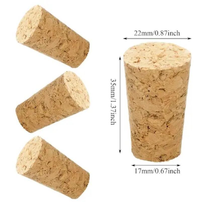 50 100 Pcs Wine Corks Stopper Reusable Functional Portable Sealing Stopper for Bottle Bar Tools Kitchen AccessoriesWine Bottle