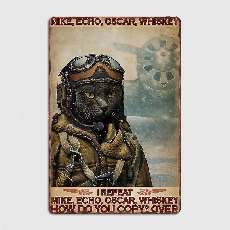 Black Cat Coffee Because Murder Is Wrong Funny Gifts For Cat Lover Metal Plaque Poster Wall Decor Kitchen Tin Sign Posters