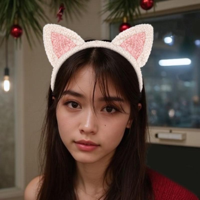 Katzen Kostüm Zubehör Katzen Ohren Stirnband Schwanz für Kinder Kleinkinder Halloween Cosplay Party Zubehör Tier Kostüm