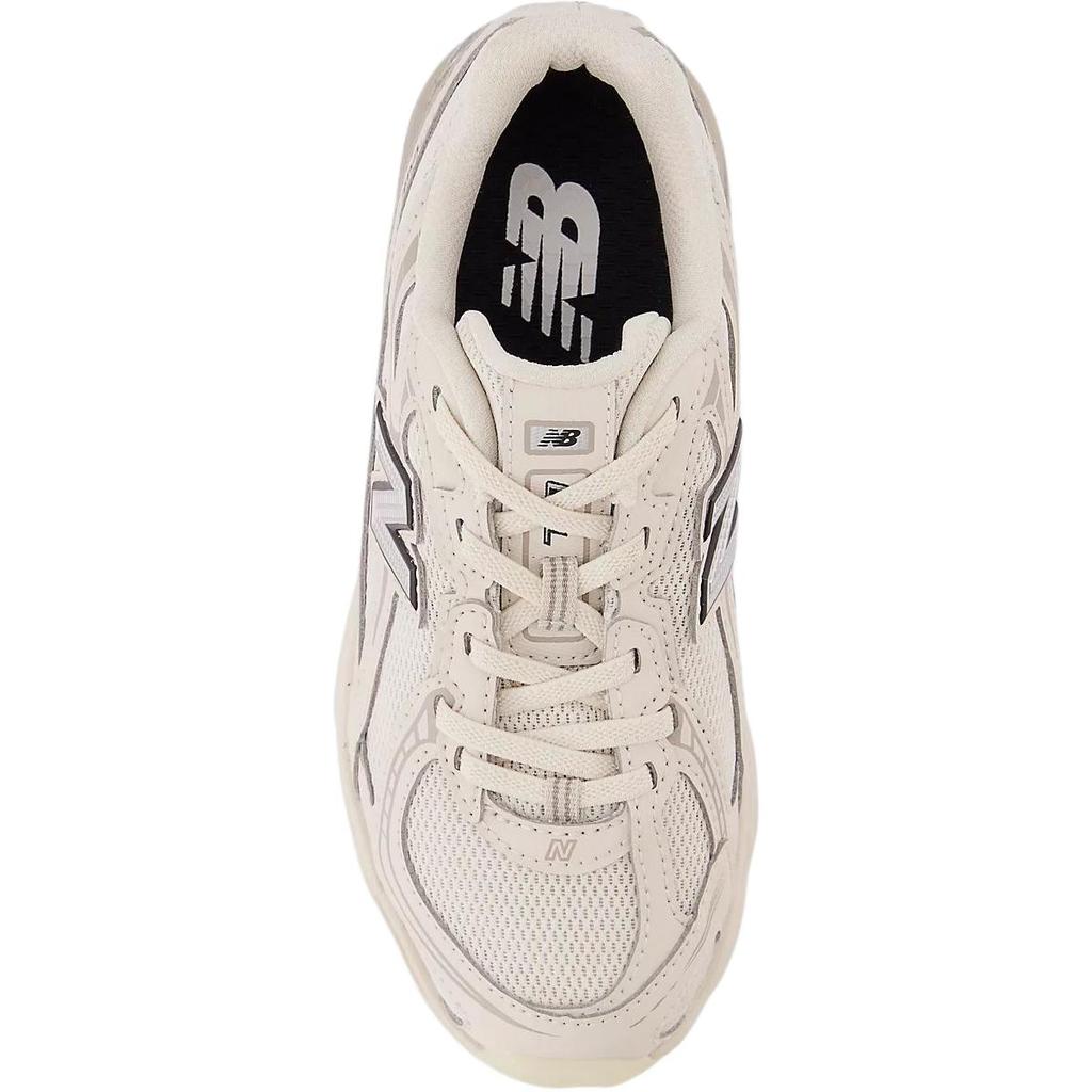 New Balance Nb 740 Bungee Lace Comfortable Soft Wear Resistant Shock Absorption Low Top Casual Shoes Kids Casual Shoes Light-Beige PZ740LN1