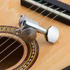 Gold/Silver Tuning Pegs Keys Machine Heads Tuners 6R Inline Guitar String Knob with Locked-string Heads Tuners for Wooden Guitar