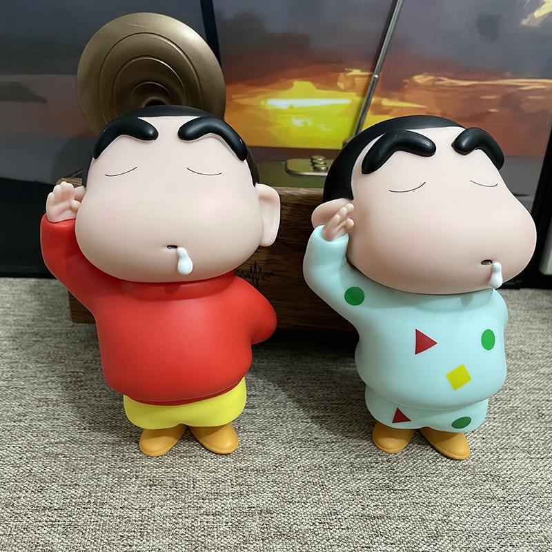 Crayon Shin Chan Cartoon Pajamas Ornament Children'S Birthday Gift Piggy Bank Christmas Party Ornament Desktop Decor Figurine