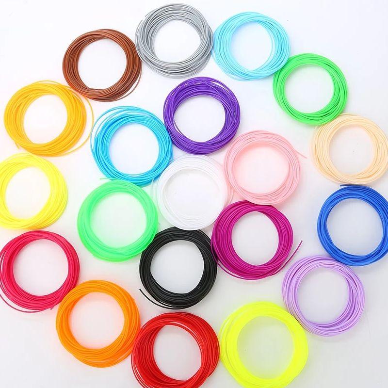 PLA Filament For 3d Pen,Diameter 1.75mm,3D Print Plastic,Pen Filament Materials,30 non Repeating Colors,150M/90M,Birthday Gift
