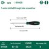 SATA High Hardness Magnetic Flat Head Screwdriver - Hammerable Industrial Tool