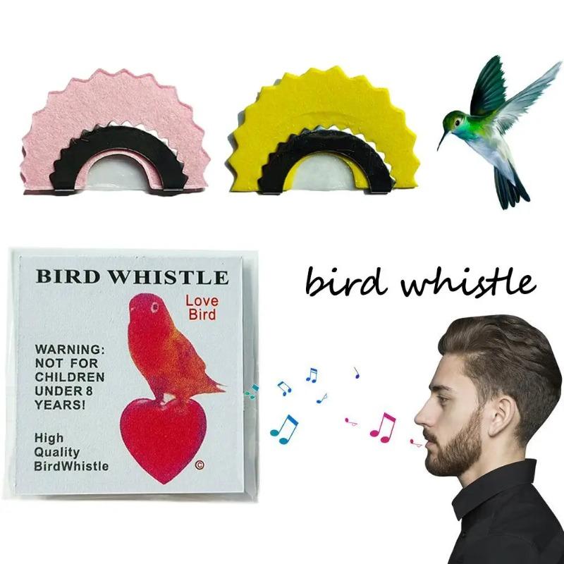 1 PIÈCE Sifflet Fou Oiseau Magique Amusant Appelant à Oiseaux Langue Warbler Original Magique Gazouillant Bruiteur Jouets Tours Cadeau