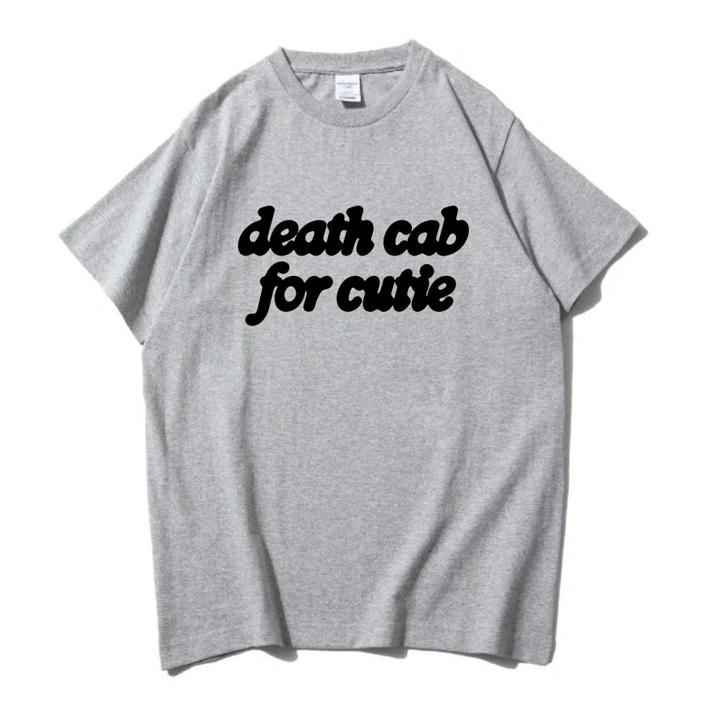 I Built You A Tower Album T-shirt Band Death Cab for Cutie Print Tshirts O-neck Summer Unisex Streetwear Graphic Tops