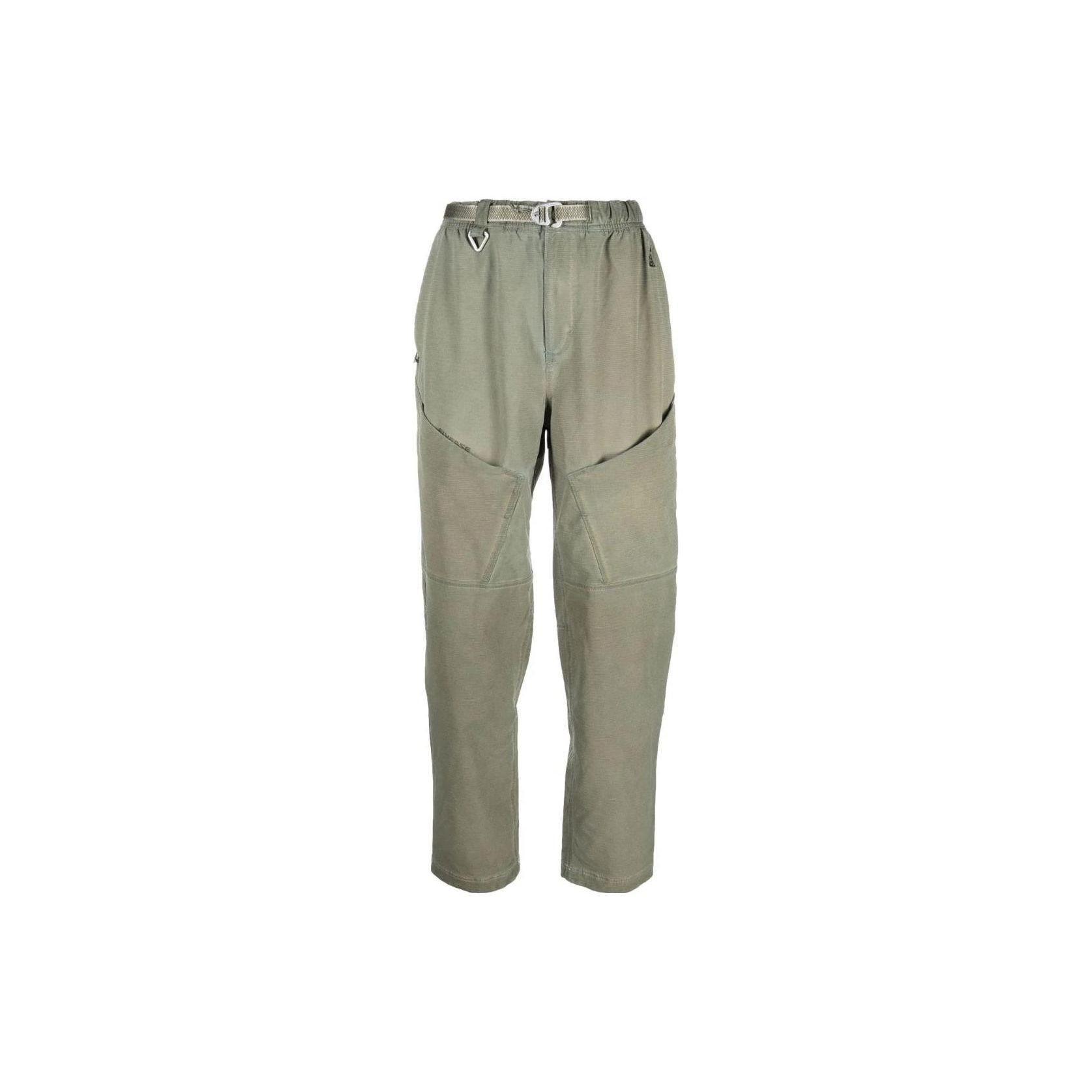 Nike FlyEase Trail Solid Color Belted Straight-Leg Casual Pants Women Bottoms Green DH3109-320 M