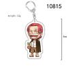 Acrylic Keychain - Luffy, Zoro, Nami Anime Pendant
