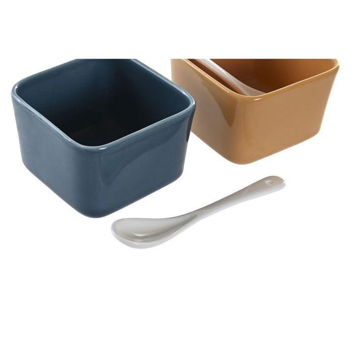 Ensemble à apéritif - DKD HOME DECOR - 6 pièces - Porcelaine - Multicouleur - 31 x 21 x 6 cm