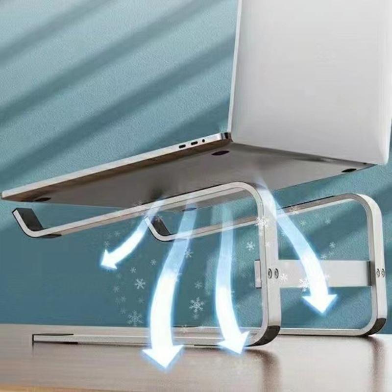 Aluminium Alloy Laptop Holder Stand Portable Foldable Desktop Bracket Support Stand For Tablet Laptop Desktop Holder