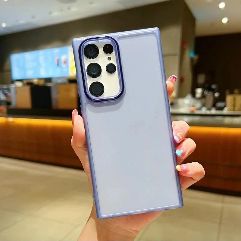 

Прозрачный противоударный силиконовый чехол для Samsung S24 S23 S22 S21 Ultra Plus FE A53 A14 A54 A15 A55 iPhone 16 15 14 13 12 11 Pro Max Plus XS MAX XR 8 7 Samsung Galaxy M55 5G синий