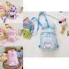 Adorable Cartoon Bunny Toddler Backpack Ultra Lightweight Pu Material Cute Print Design