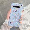 Coque Pour Samsung Galaxy S10 Plus S 10 S10E Housse Fleur Feuille Cœur Silicone Souple Fundas Pour Samsung S10 S10e Coque Mode Coquille