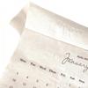 Calendário de Parede de Tecido 2026 - Ferramenta de Planejamento Têxtil de 12 Meses para Casa, Escritório, Sala de Aula e Sala de Estudos Decoração de Casa Professores Alunos