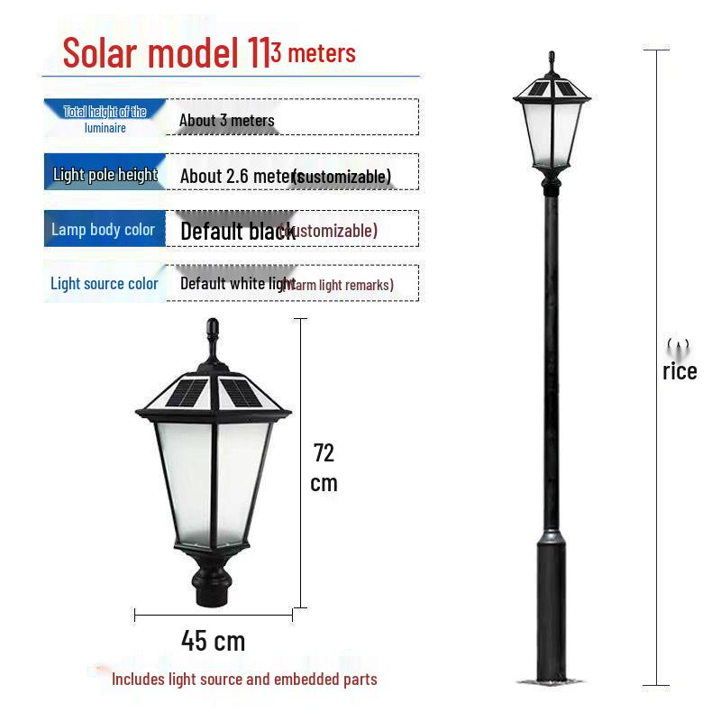 Waterproof Solar LED Landscape Light for Courtyard, Park, and Villa