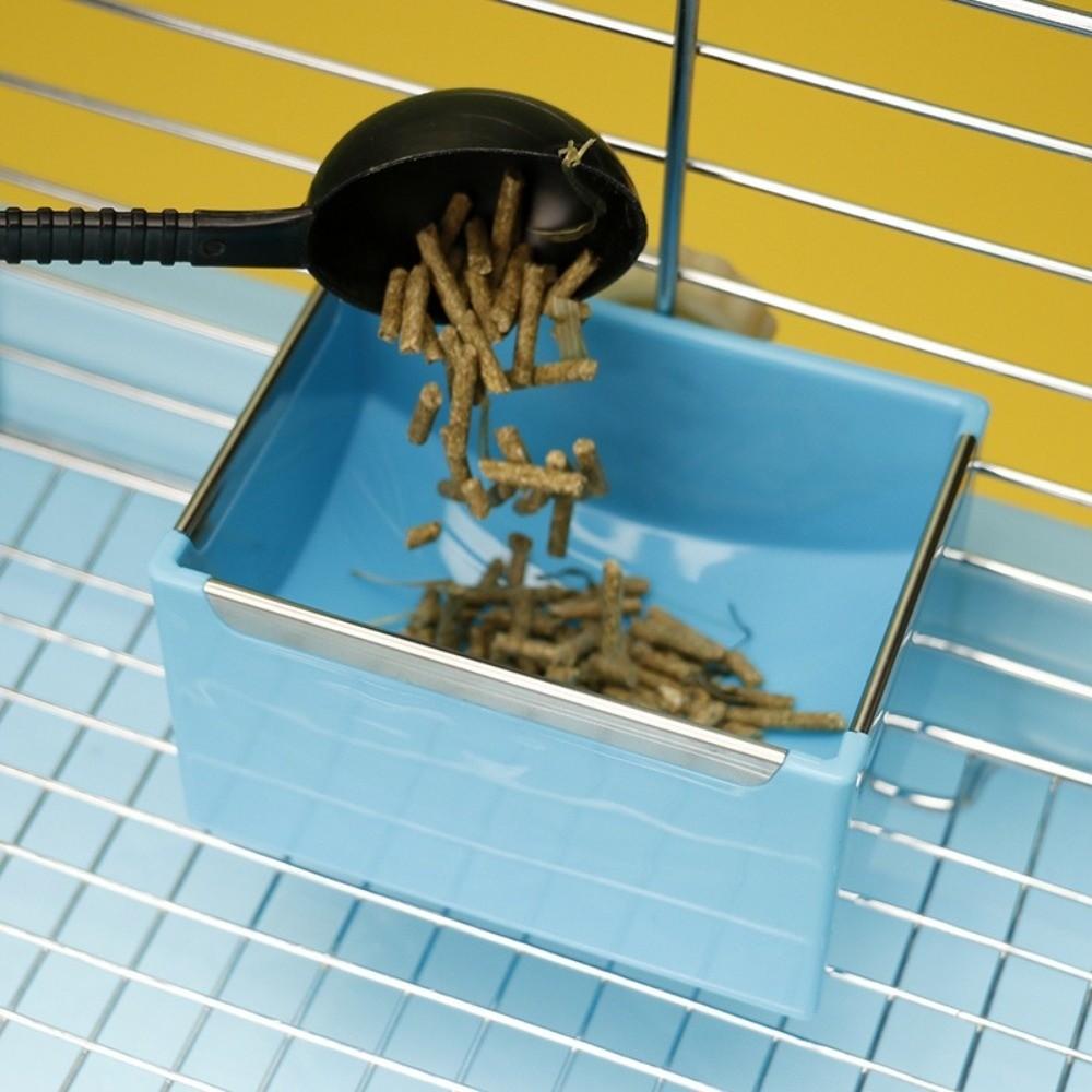 No Spill Bunny Hay Feeder Detachable Hamster Hanging Bowl Practical Bird Feeding Cup Guinea Pig