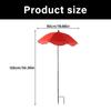 Outdoor Plant Umbrella Flower Side Multifunctional Garden Umbrella Shade for Potted Plant Outdoor Planter Pot Garden