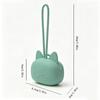 Soft Grip Strap Pacifier Case with lanyard Pacifier Pouch Cute Silicone Pouch  Stroller Travel