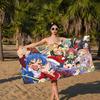 Anime Lucky Star Microfiber Beach Towel Absorbent Quick dry Soft Yoga Swimming Resort Mountain Climbing Towel