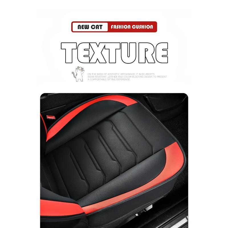 All-inclusive Fashionable Car Seat Covers with Pu Leather, 2 Pieces Suitable for Most Cars To Resist Wear and Tear and Scratches