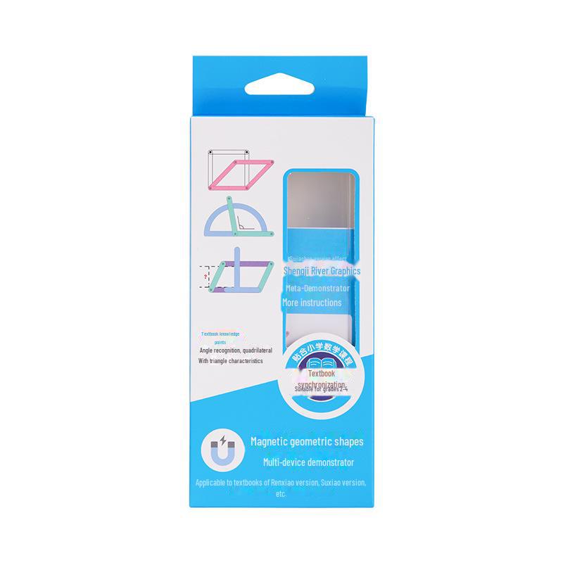 Nástroje magnetické geometrie pro studenty základních škol: Ukázka paralelogramu a trojúhelníku (Třídy 2-4)