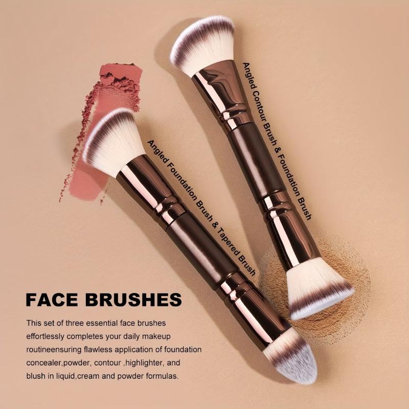 4/5/6/ks Profesionální sada štětců na make-up Přenosná cestovní oboustranná multifunkční sada kosmetických nástrojů Štětec na make-up Štětec na tvářenku