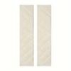 2Pcs Quilted Embroidered Plaid Refrigerator Handle Covers Plush Thickened Refrigerator Handle Dust Cover