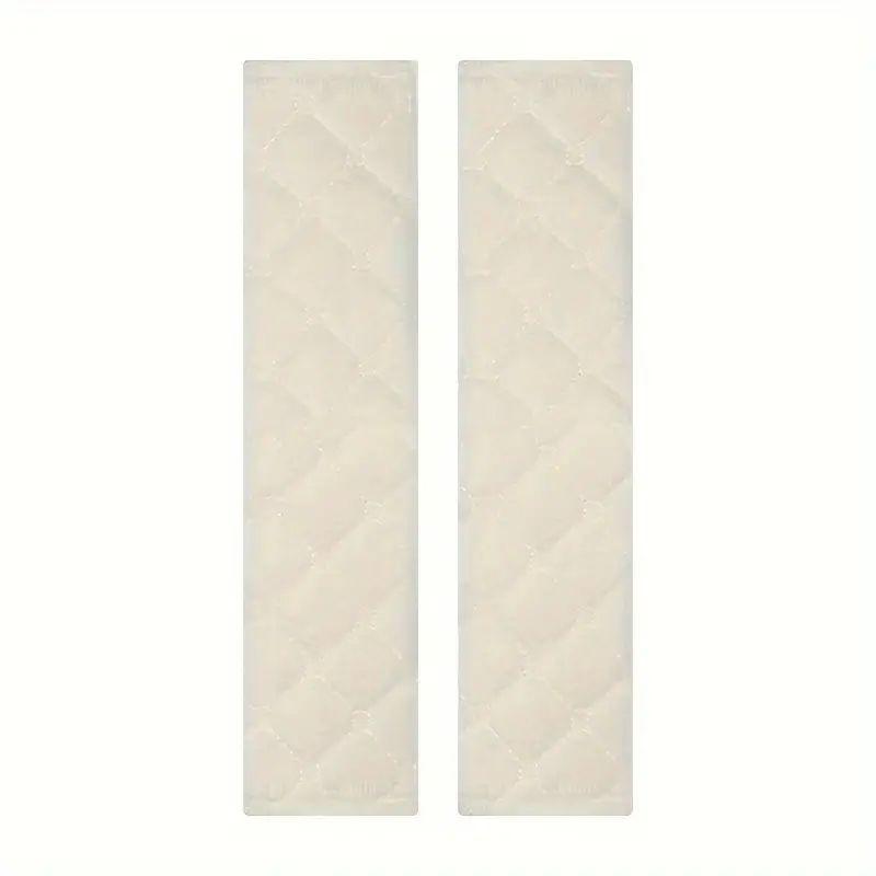 2Pcs Quilted Embroidered Plaid Refrigerator Handle Covers Plush Thickened Refrigerator Handle Dust Cover