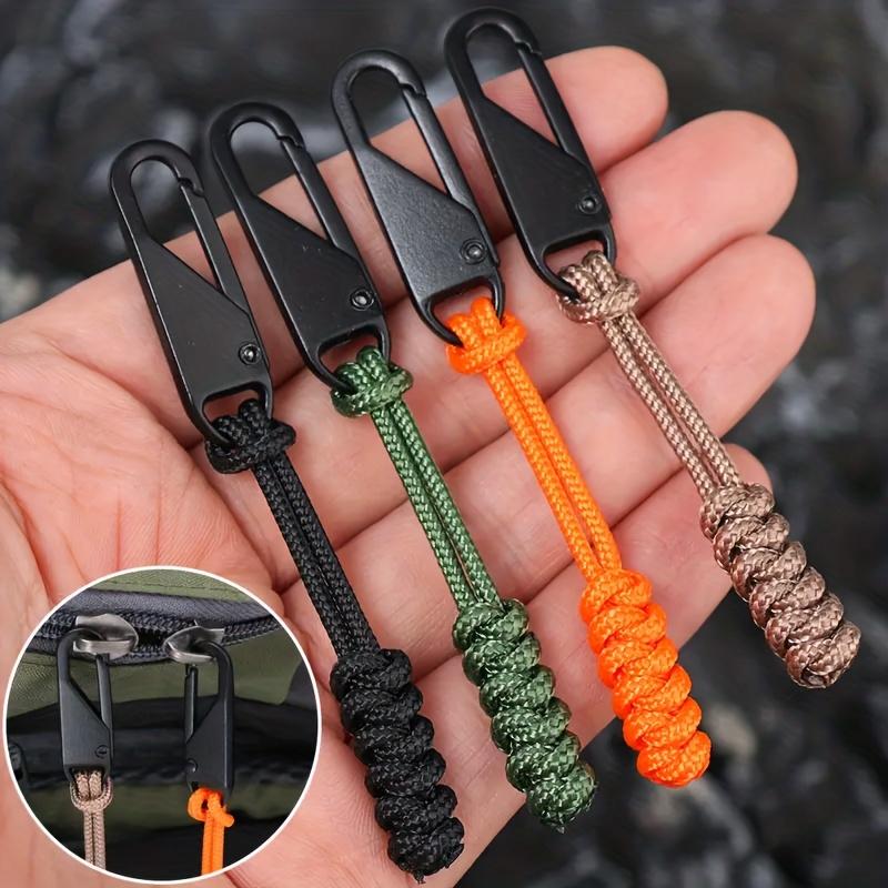6PCS Portable Zipper Pull Colorful Detachable Zipper Sliders Cord Travel Bag Suitcase Backpack Extend Puller Outdoor Bag Zip