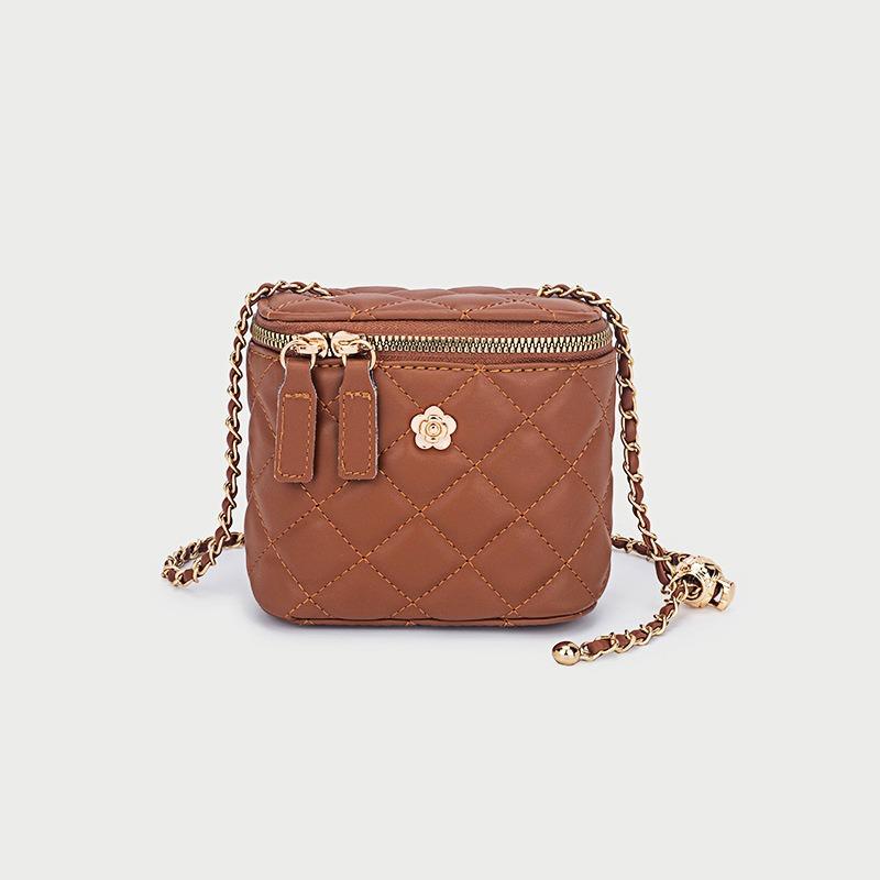 Cross-Border Hot-Selling Secret Garden Camellia Diamond Chain Box Small Bag for Women Summer Mini Shoulder Crossbody Bag